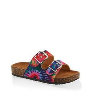 NEW! TWISTED TYE DYE SLIDES